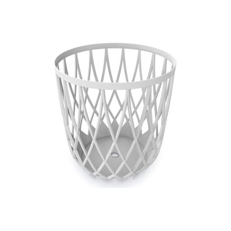 CESTA MULTIFUNCIONAL 35L PROSPERPLAST UNIQUBO DE PLASTICO EN COLOR BLANCO 39 X 39 X 40 CM