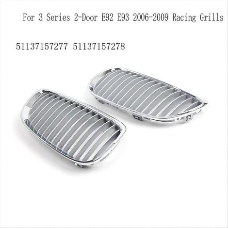 Parrilla delantera tipo riñón, parrillas de carreras para Serie 3 de 2 puertas E92 (1/5)
