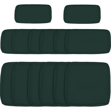Garden Rattan Sofa Cushion Polyester Cover Replacement Outdoor- No Cushion Included, Grayish Green