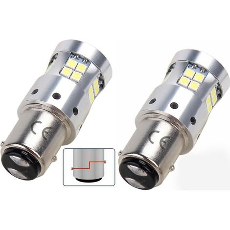 1157 LED Bulbs 12V-24V, 3030 26SMD Chipset 6500K White Bulb, Used for Landscape and Indoor Lighting, and Low Voltage Installations.Pack of 2 (1/5)