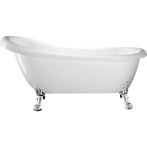 Bañera con patas RICHMOND 155 cm patas LEÓN CROMADAS