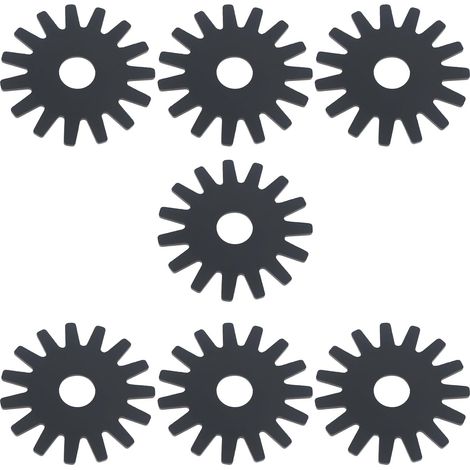 7pcs Lames de Meule 28x6x1mm Accessoires pour Meuleuse électrique Compatibles avec Machine à éplucher 747 Et La Machine à Raser Le Cuir 801 (1/5)