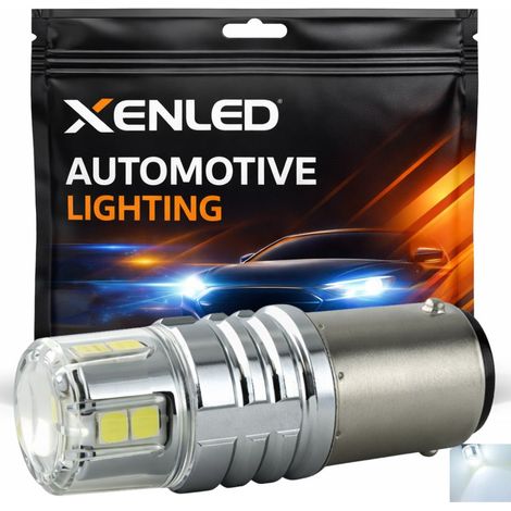 1 x AMPOULE BA15d 12-LED Super Canbus 850Lms XENLED 24W - PALLADIUM - P21 - SBC 6402 (1/5)