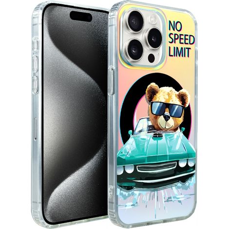 iPhone 15 Pro Max ibizu California Sunset Hülle mit MagSafe, Farbwechsel, Blaues Auto (1/5)