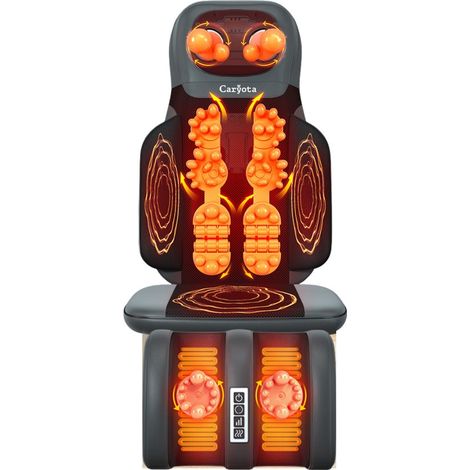 Coussin de massage Shiatsu – Chaleur infrarouge – Masseur de pieds et dos – Relaxation à domicile (1/5)