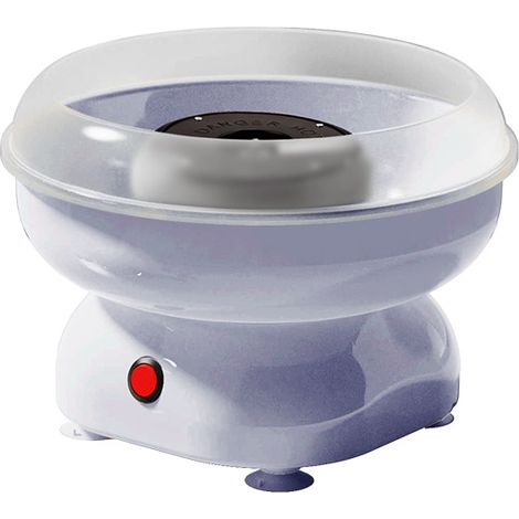 Machine à barbe à papa électrique 450 W, prise UE 220-240 V, grande ouverture de 270 mm, cuillère à sucre et 8 bâtonnets en bois inclus, idéale pour les fêtes à la maison, les anniversaires d'enfants (1/4)