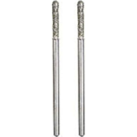 Proxxon - Diamant-beschichtete Schleifstifte, Kugel Ø 3,2 mm, 2 Stück - 28234