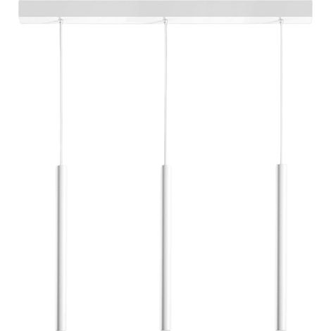 Thalassia S/3P Suspension Linéaire - 3 Lumières 3X7W 3000K 1194Lm Faisceau 18° Finition Blanc Satiné - Gealuce - Aluminium De Qualité (1/3)