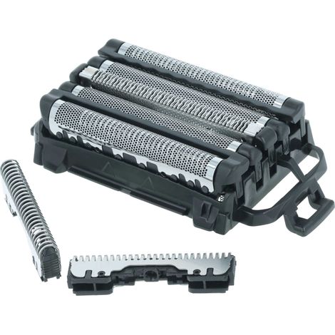 vhbw 1x Scherfolie, 5x Klinge Ersatz für Panasonic WES9032Y1361 für Rasierer Schwarz