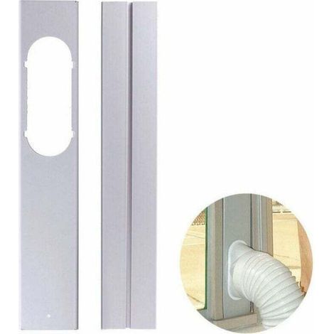 Verstellbare Universal-Fensterdichtung für mobile Klimageräte 55–110 cm, 5510, Öffnung 7,520 cm, 2 Stück (1/5)
