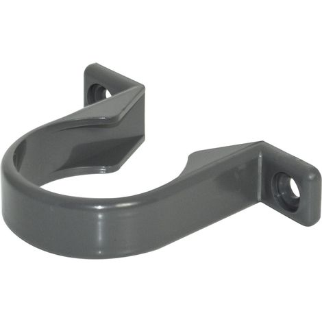 FloPlast ABS Solvent Weld Pipeclip 40mm Grey for Waste Pipes (1/2)