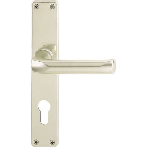 HOPPE® Drückergarnitur mit Langschild London 113/202SP, Aluminium, 6797302