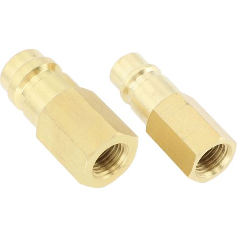 Adaptateur SAE 1/4 pouce pour raccord de climatisation R134A pour système de réfrigération (1/5)
