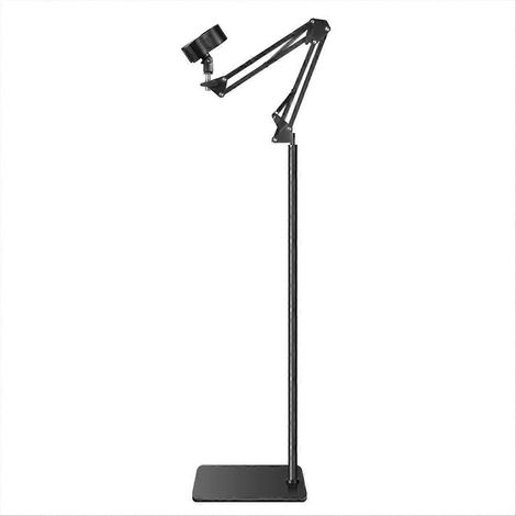 Support de sèche-cheveux à pince, support multi-angles réglable, support multifonctionnel, support en porte-à-faux en métal, base en métal (1/5)