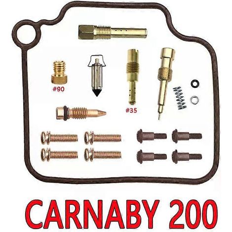 Kit de réparation de carburateur PIAGGIO CARNABY 200, pièces de carburateur à flotteur CARNABY 200cc (1/5)