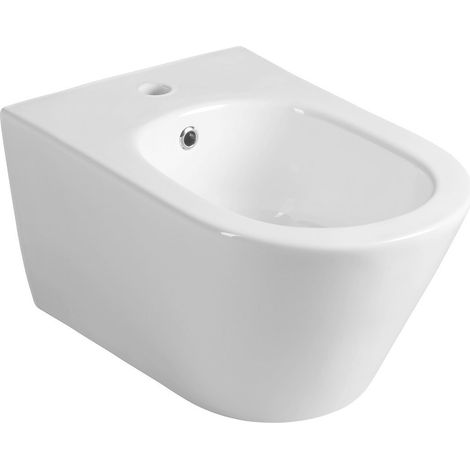 Bidet suspendu AVVA 35,5x53cm, blanc (1/4)
