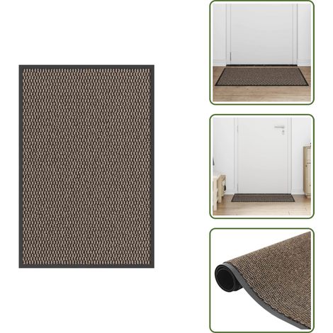 Zerbino per ingresso - vidaXL Zerbino Marrone 60x90 cm - Zerbino per porticato