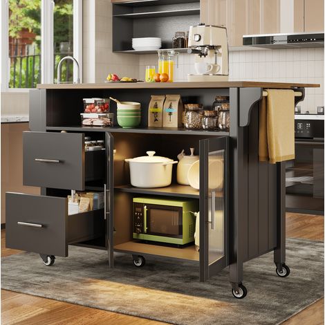 Tisch Esstisch ausziehbar 139 cm MDF Schwarz OKMYHOME (1/5)