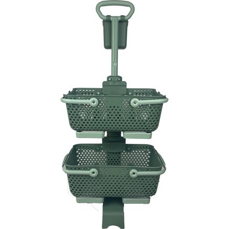 Chariot Kaba pour Kajo 15L Vert Olive / Vert Amande + 2 Kajo 15L Vert Olive / Vert Amande (1/8)