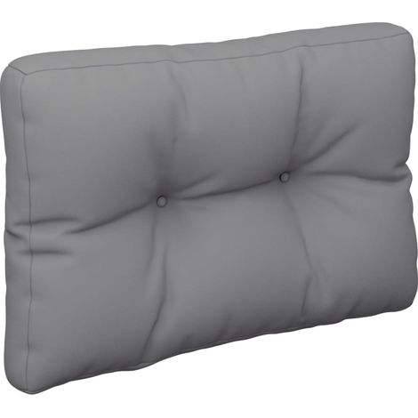 Maison Exclusive - Coussin de palette gris 60x40x12 cm tissu (1/5)