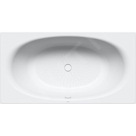 Baignoire Ellipso Duo 190 x 100 cm, entièrement antidérapante, blanche (1/4)