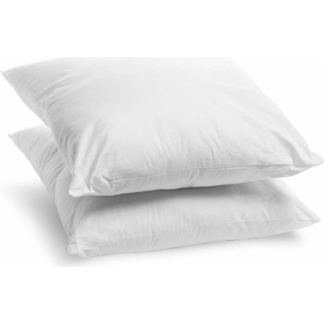 Lot de 2 Oreillers Anti-acariens - Confort Ferme - 60x60cm (1/3)