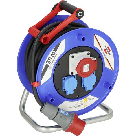 Brennenstuhl 1237980 Kabeltrommel 30.00 m Schwarz CEE-Stecker 16 A 5polig (1/4)