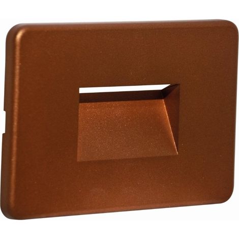 Faretto incasso top light intro co 2w led cct 100lm ip65 230v ruggine policarbonato