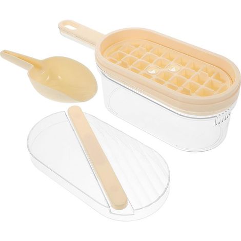 Moule à Glaçons Réutilisable Bac en Plastique 32 Compartiments avec (1/5)