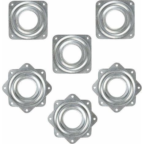 roulements Rotatifs Carrs 3 Pouce Lazy Susan 360 Degrs Plaque Pivotante Roulement Billes Pour Table De Tlvision, Tabourets De Bar, Chaises, Meub (1/5)