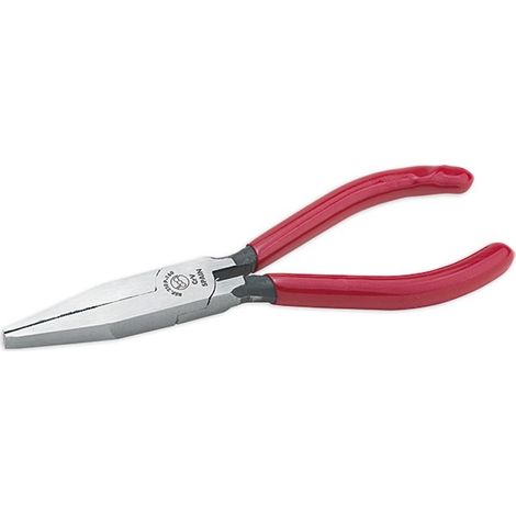 Pinces, pinces à bec effilé, plates, M/PVC, CrV (160 mm)  DOGHER 210P-160