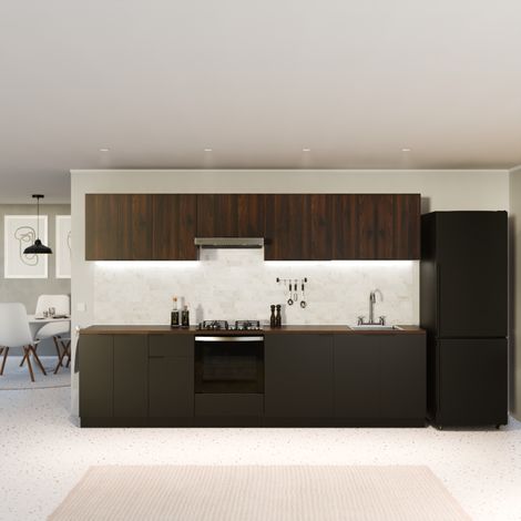 Blumfeldt WoodVista - Mobile per lavastoviglie  Piano di lavoro robusto  Integrazione perfetta
