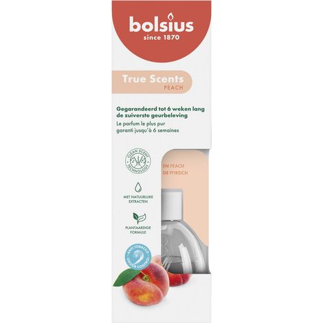 Bolsius Raumduft 60 ml True Scents Pfirsich