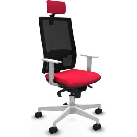 piqueras-y-crespo Chaise confort rouge Bureau moderne