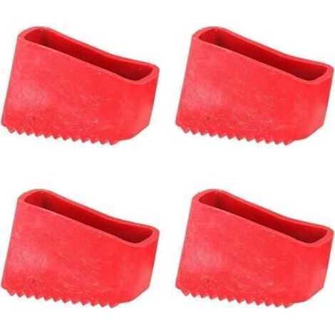 Pair 4 Pièces Couvre-Pieds D'échelle, Pieds d'échelle en caoutchouc, pour Escaliers Revêtements en Caoutchouc Antidérapants, Coussin de Protection D'échelle pour échelles Télescopiques (1/4)