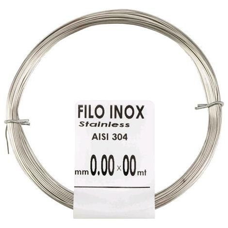 Matassina Filo Acciaio Inox Mm.1,0X6Mt. - 25 Pz