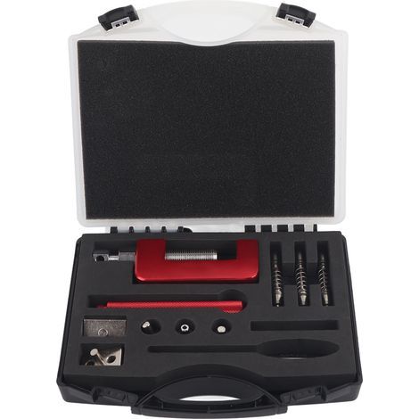 12 Pcs Universel Moto Chane Cutter Disjoncteur Rivetage Outil Ensemble avec Bote De Rangement pour ATV Dirt Bike (1/5)