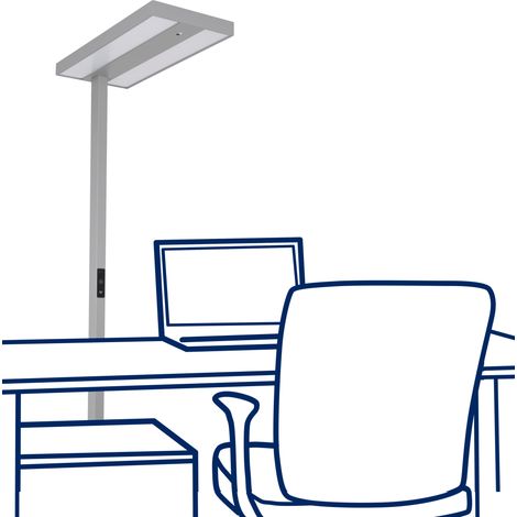 Lampe rolf-kern smart-pro LED 7800 Lumen 60 W (1/5)