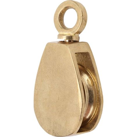 Poulie de corde de drapeau MPA371587, 38mm, rotative à 360 °, en laiton, pour mât de drapeau, poulie de levage pour bateau, bateau, Yacht (1/5)