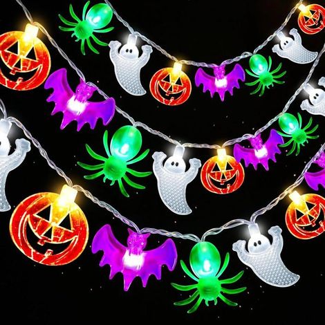 Halloween Guirlandes Lumineuses,Lumières d'Halloween 3 M 20 LED LED Guirlandes Lumineuses Halloween pour Décoration d'Halloween (1/5)