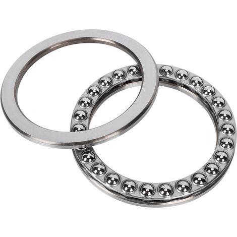 Butée à billes 51117, butée plane unidirectionnelle en acier, 85 mm x 110 mm x 19 mm (1/5)