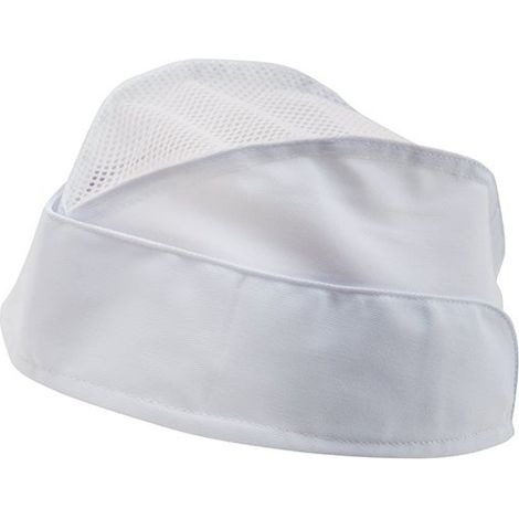 Gorro militar blanco con rejilla superior VELILLA Serie 91 1