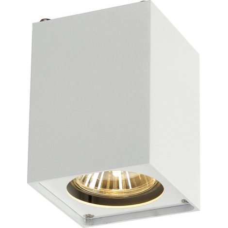 Plafonnier intérieur ALTRA DICE simple blanc GU10/QPAR51 35W max - SLV - 151511 (1/2)