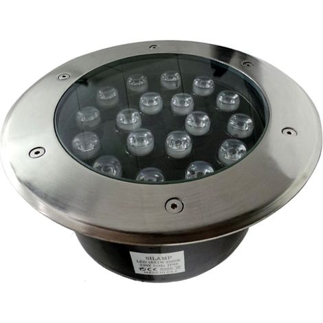 Faretto LED 18W 230v 18x1w calpestabile da incasso Faretto led carrabile Luce Fredda 6400k (1/5)