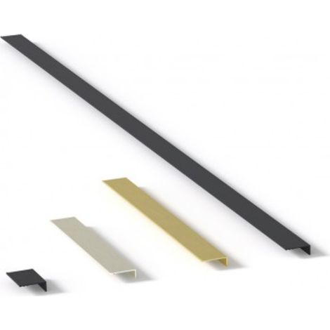 Tirador Flat 661 - Oro cepillado anodizado. 1110x40x17mm. Entrepuntos 3x352mm.
