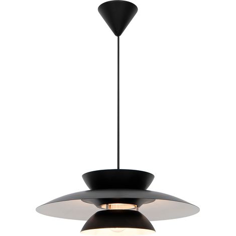 Suspension CARMEN 45 Métal Noir, H.15 - IP20 - E27 /Nordlux Intérieur (1/5)