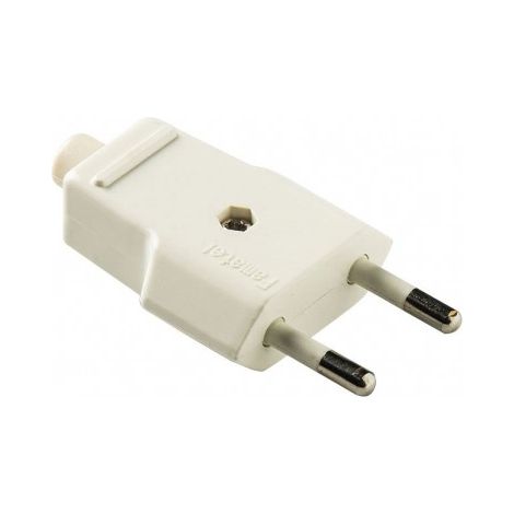 CLAVIJA 10A - 250V BLANCO DUOLEC - EHLIS