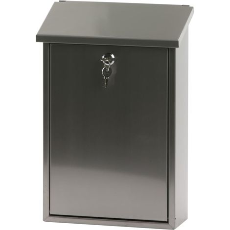 FRANKEL kaiserkraft, Boîtes aux lettres classiques, inox, h x (1/4)