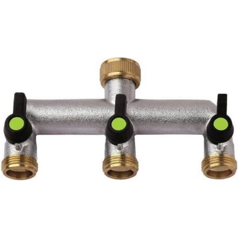 3/4" x 3/4" Dreiwegeventil, Dreiwegeverteiler, Gartenbewässerungsanlage