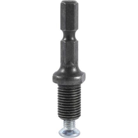 Pair Adaptateur de mandrin pour perceuse à percussion électrique à tige hexagonale, filetage 3/8\"-24UNF avec vis